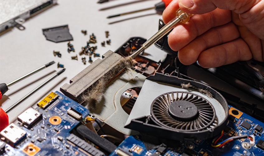Perform computer repair and maintenance